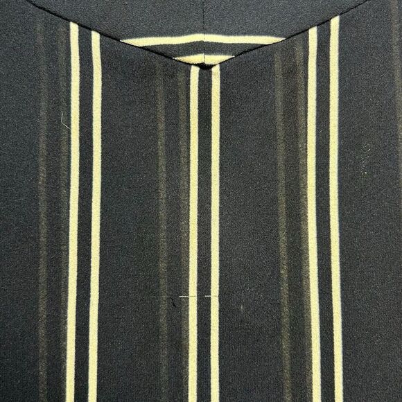 J. Crew‎ Drapey Keyhole Tomboy Tank Top Sheer Navy Blue with White Stripe Size 6 - Picture 3 of 12